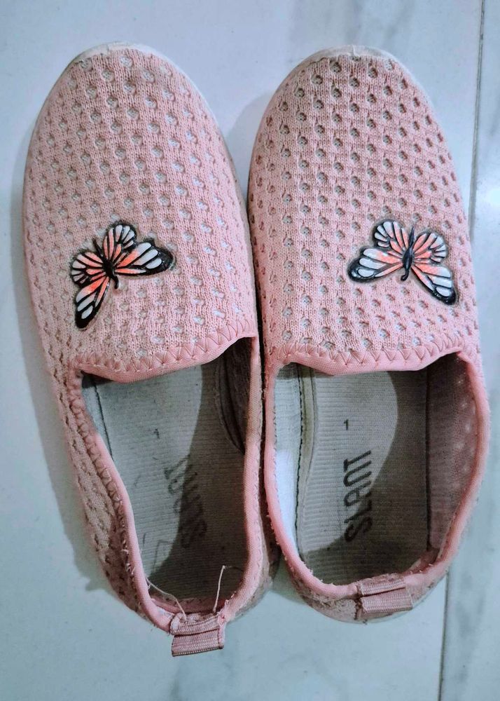 Cute Pink Casual Shoes For Girls