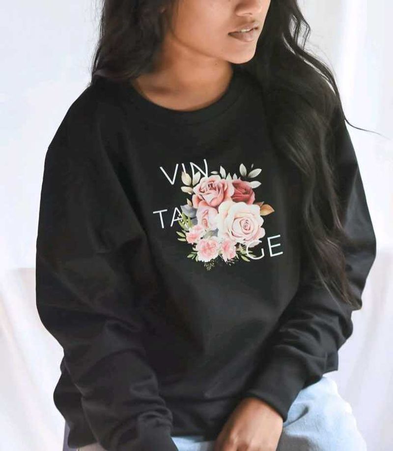 Vintage Floral Sweatshirt
