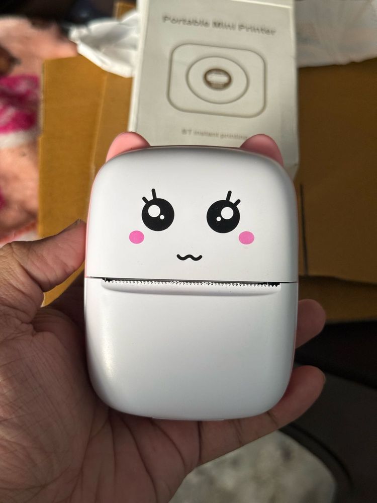 Cute Portable Mini Kids Bluetooth Printer