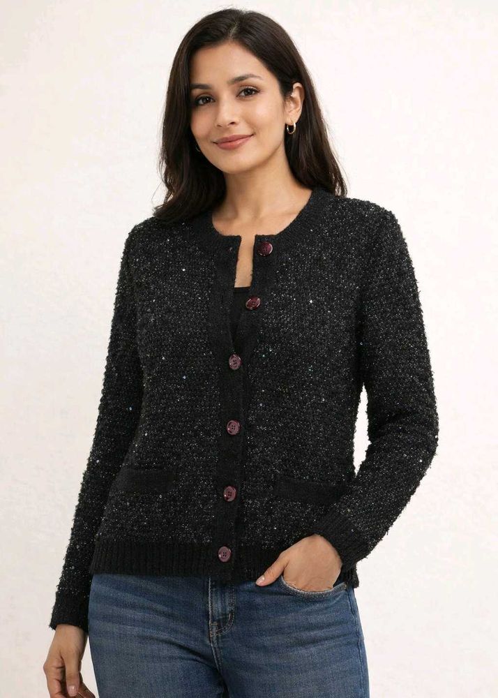 🖤 Black Shimmer Cardigan 🖤