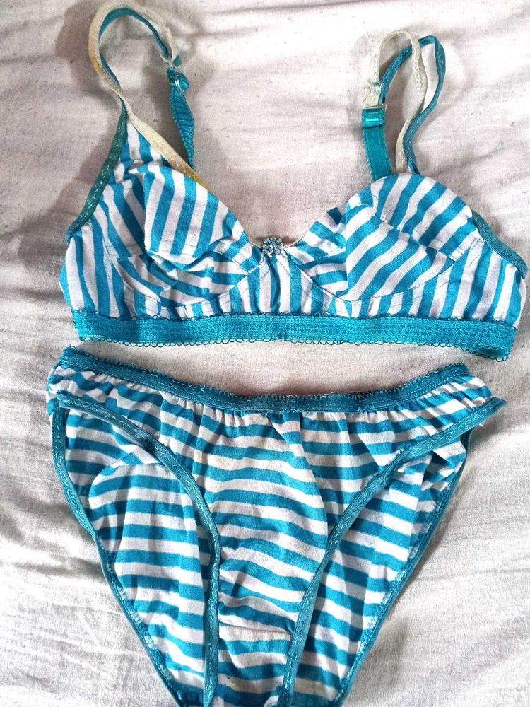 Striped Lingerie Set