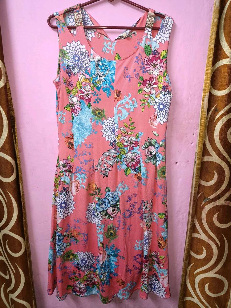 Floral Print Casual Dress
