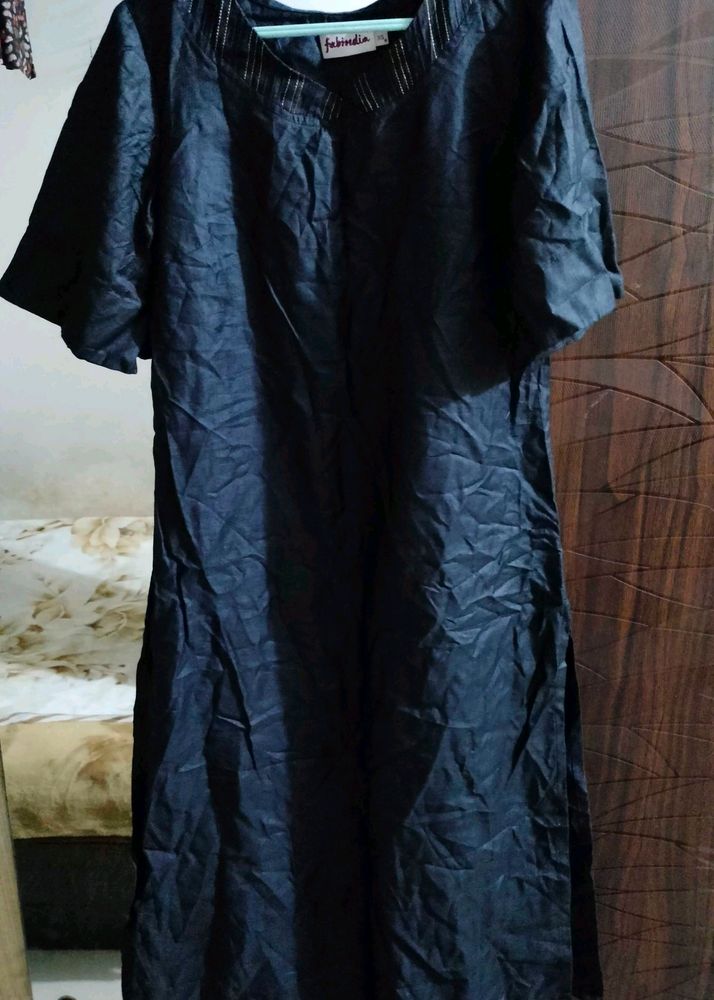 Black Kurta For Women