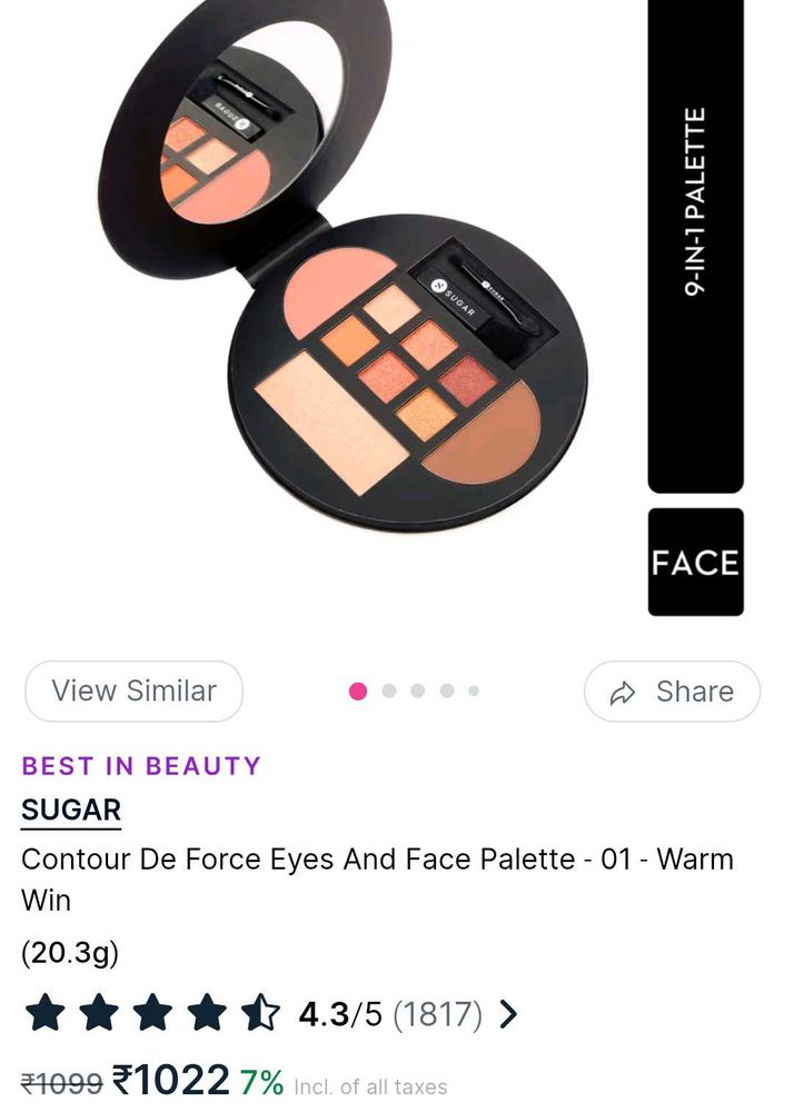 Sugar Makeup Palette