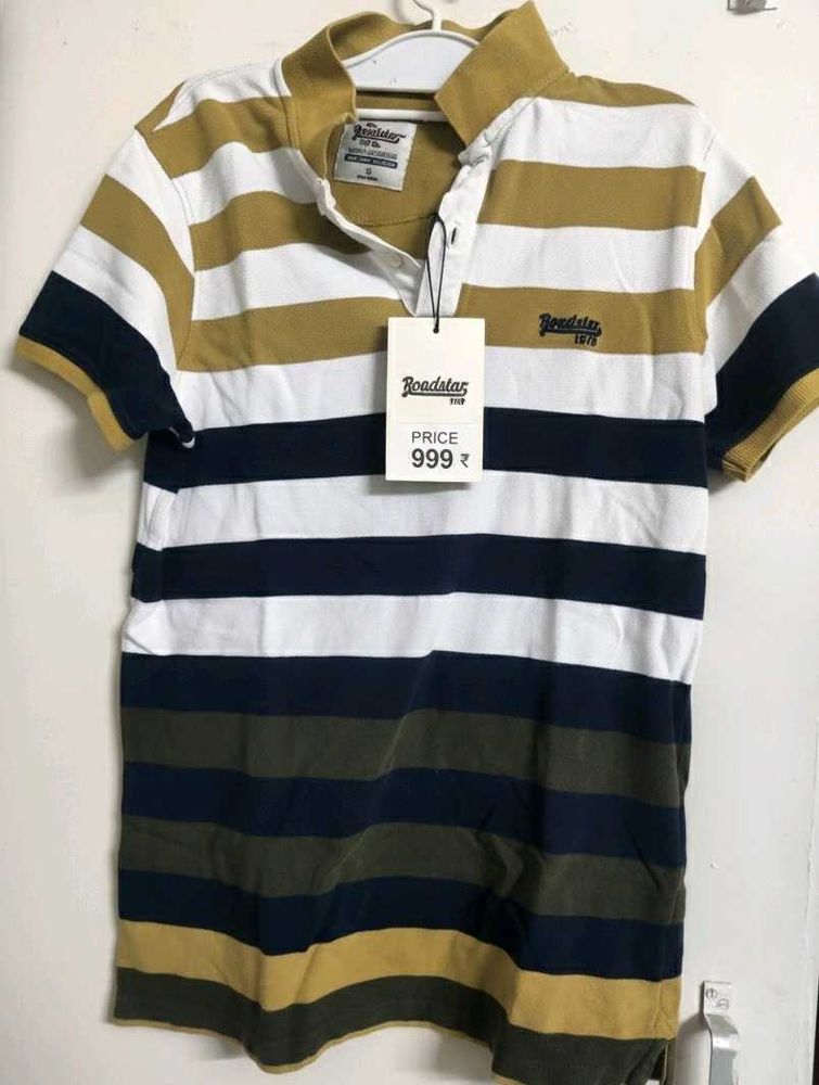 ROADSTAR NEW Striped Polo Shirt