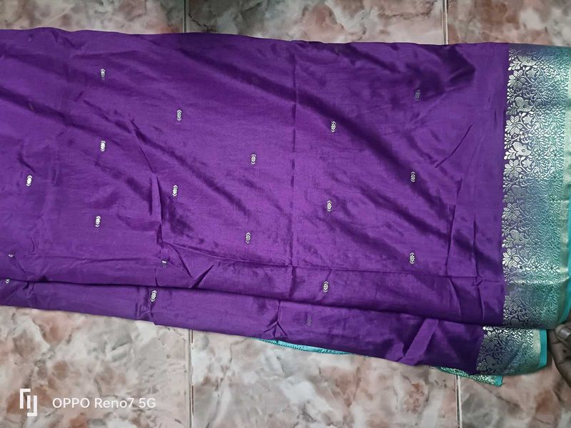 Rarely Used Art Silk Saree For Sale