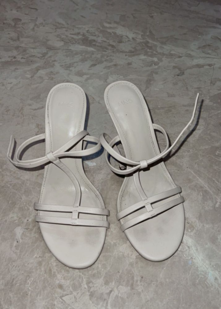 White Mango Heels