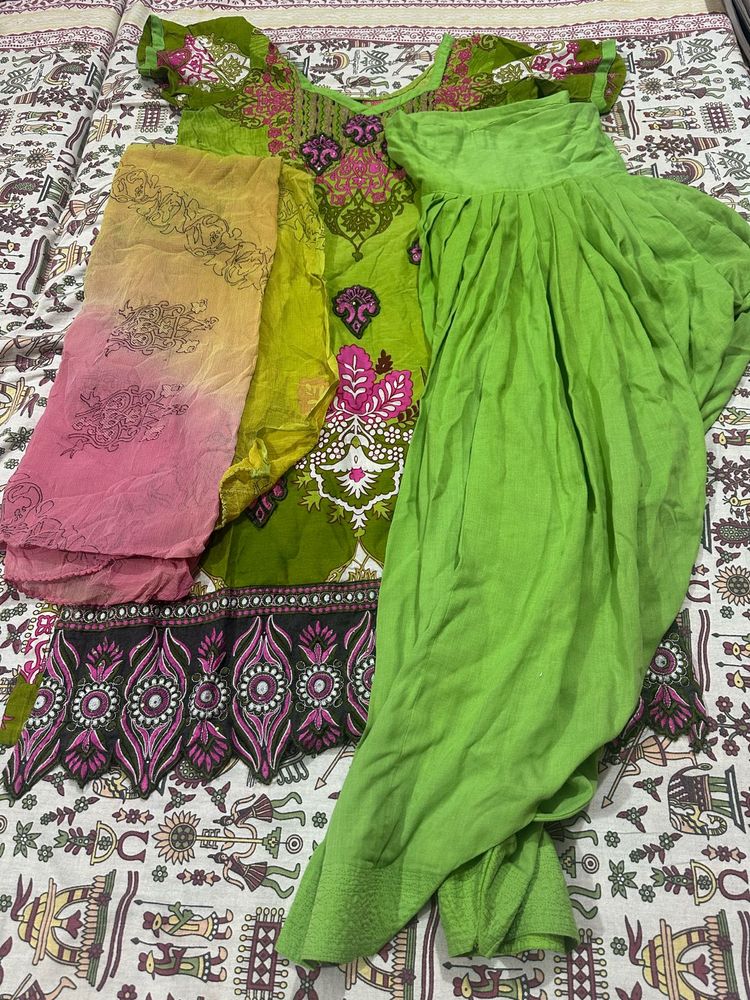 Green Salwar suit