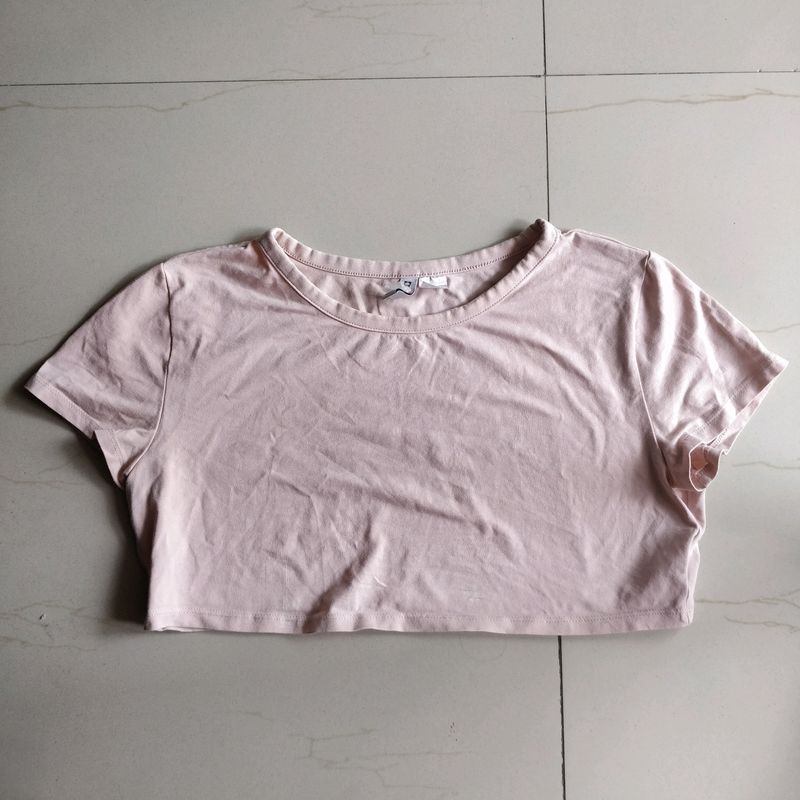 H&amp;M Peach Crop Top 🎀