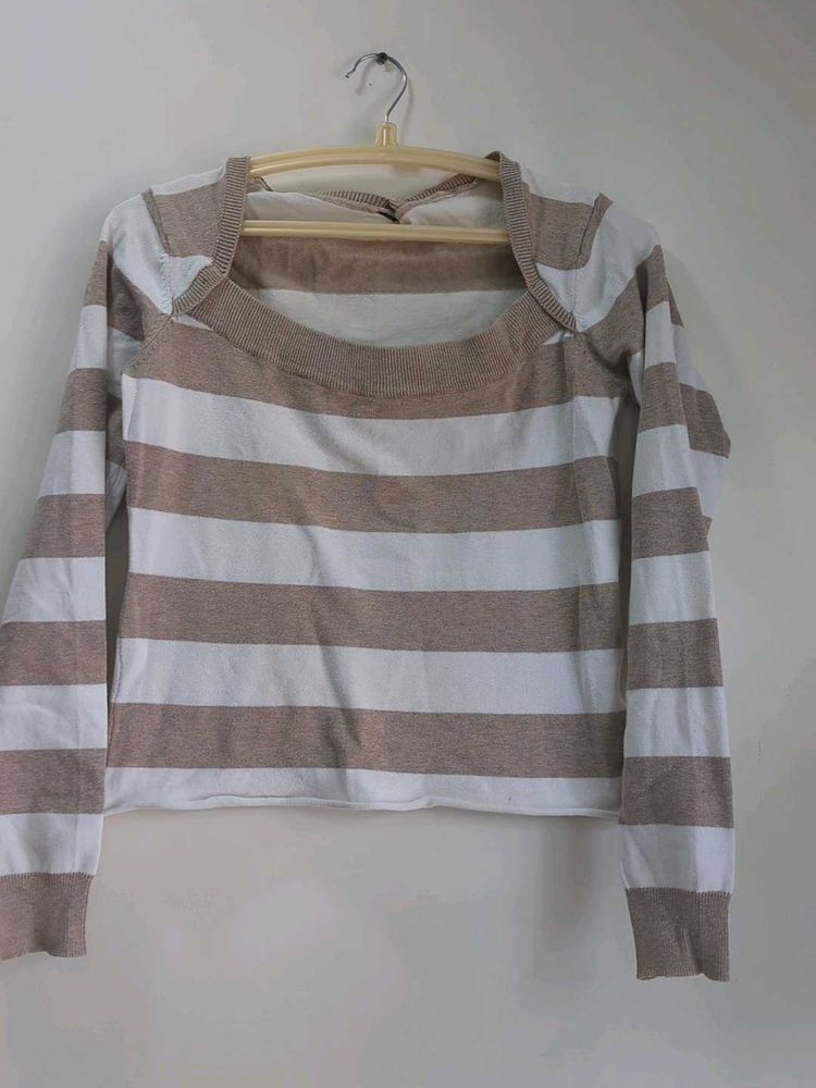 Striped Long Sleeve Top