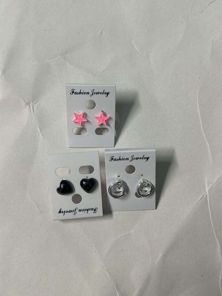 3 Earring At 50 Coins Only