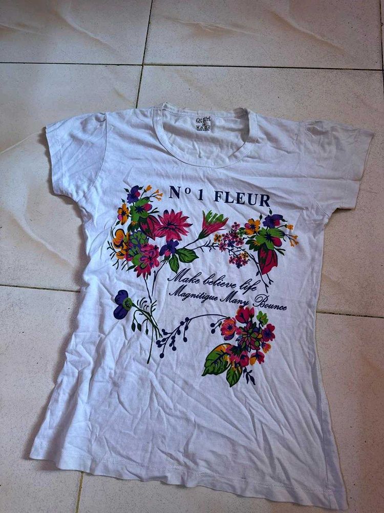 Floral Print Tee