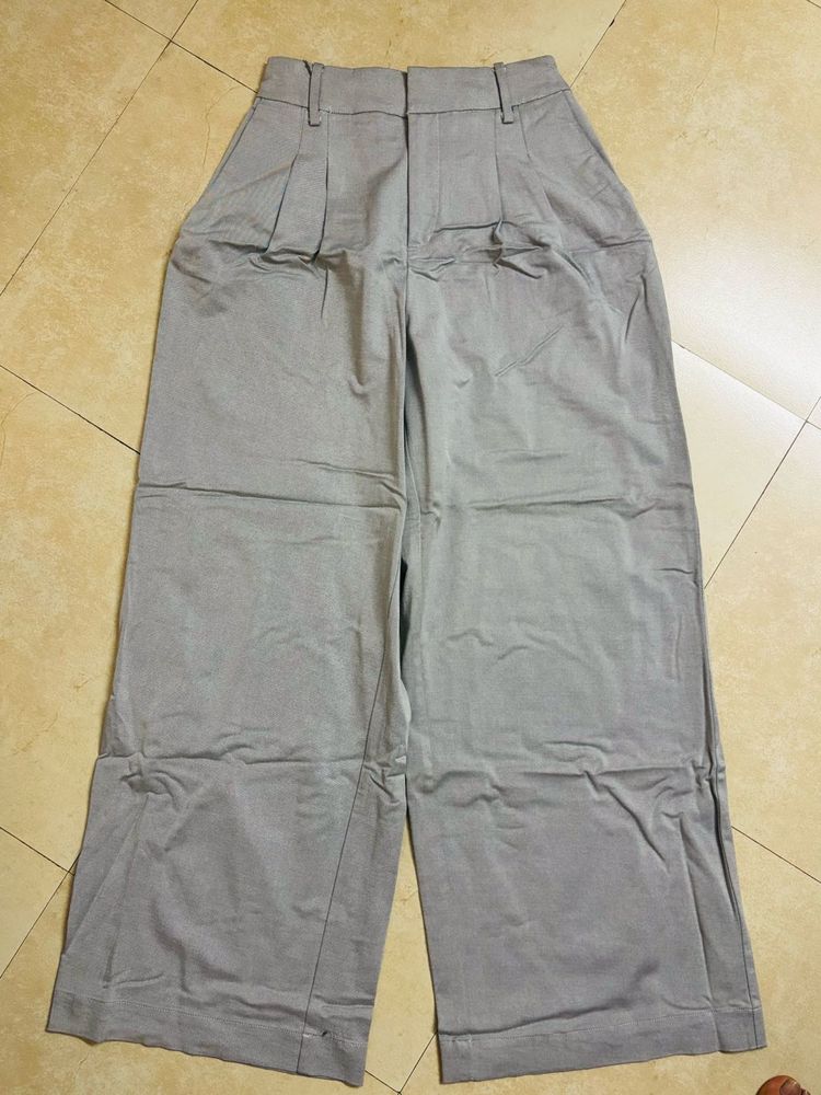 Wide Leg Korean Trousers