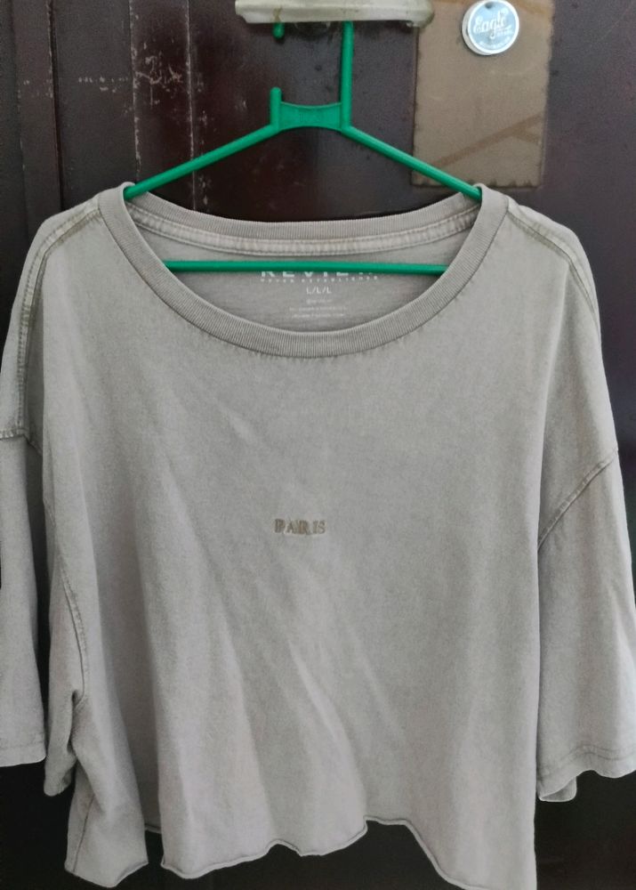 Oversized Crop Tshirt