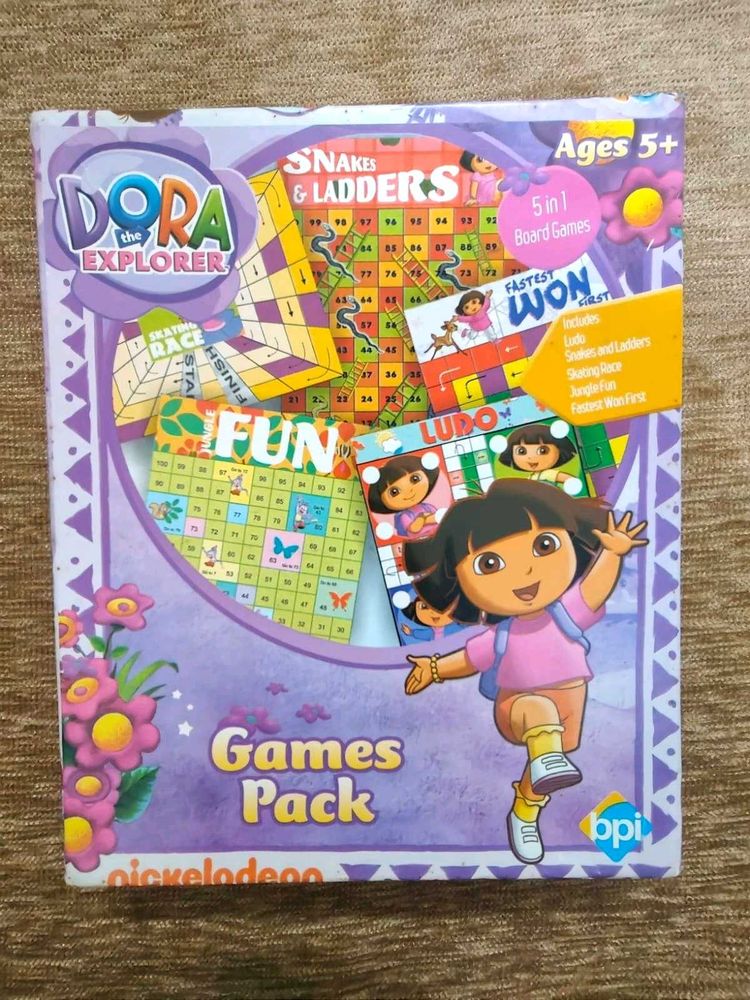 5 In 1 Dora The Explorer Game Box