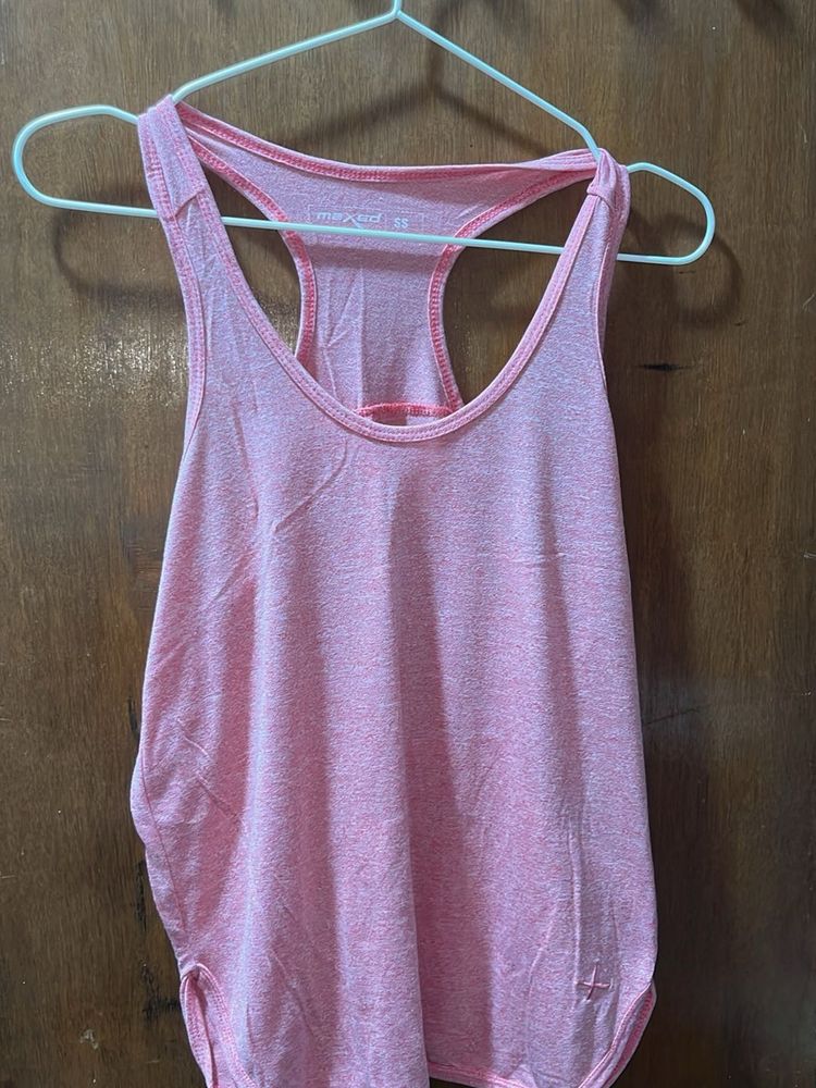 Pink Workout Tank Top