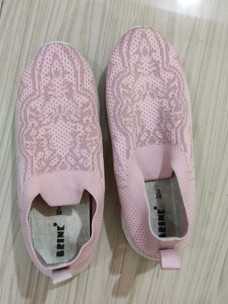 Pink Jogging And Casual Shoes For Women.