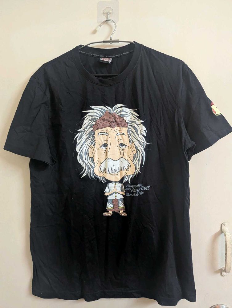 Einstein Caricature Graphic Tee