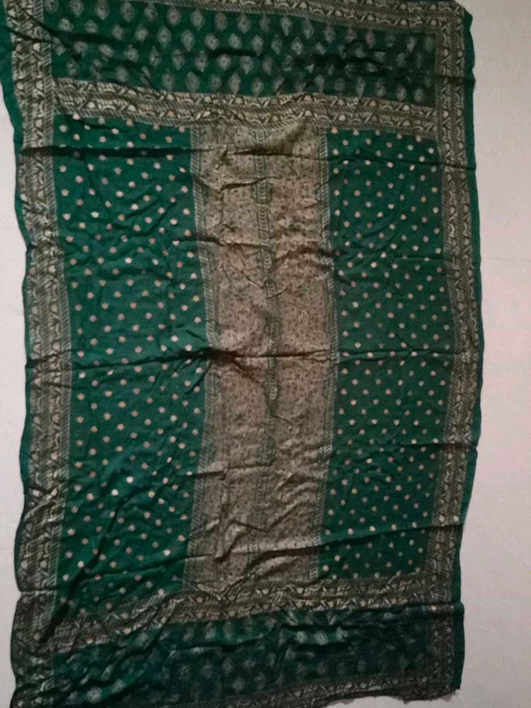 Bottle Green Fancy Duppata