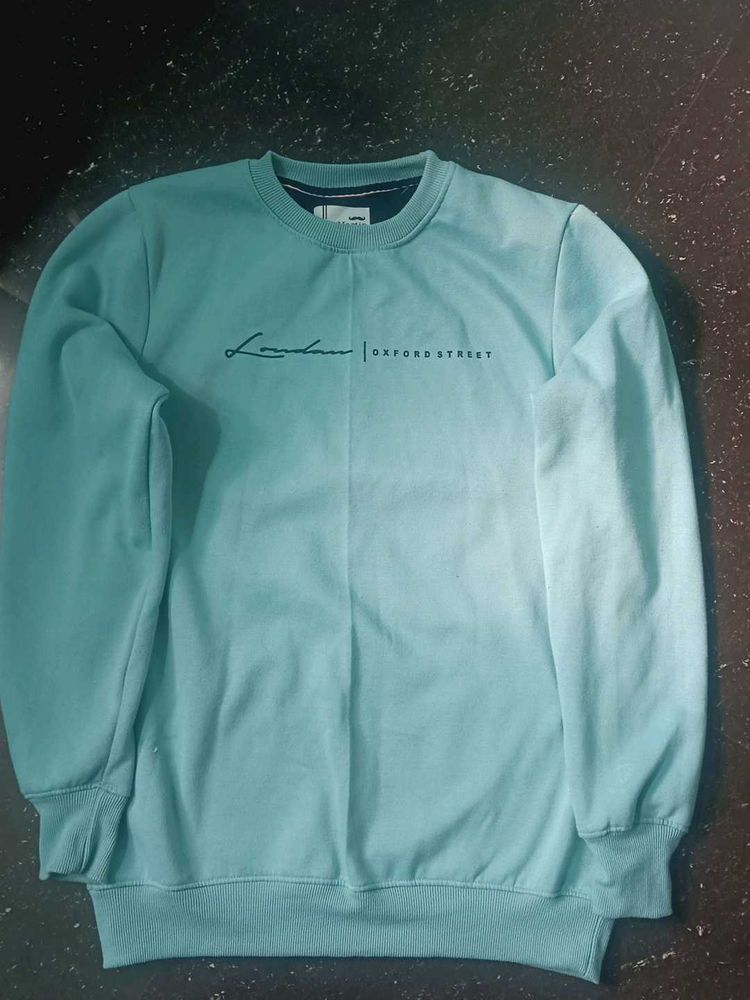 Stylish Light Blue Sweatshirt