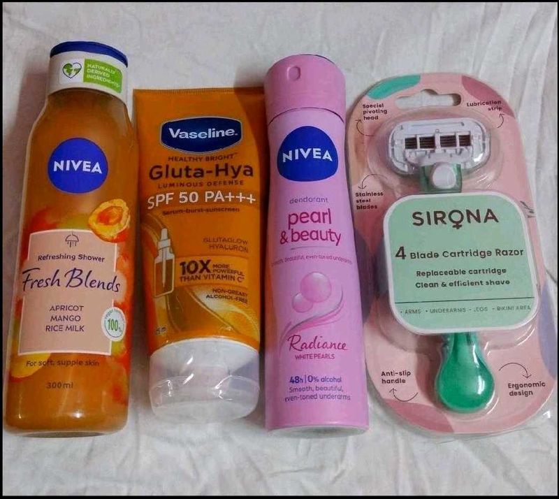 Nivea, Vaseline &amp; Sirona Beauty Bundle