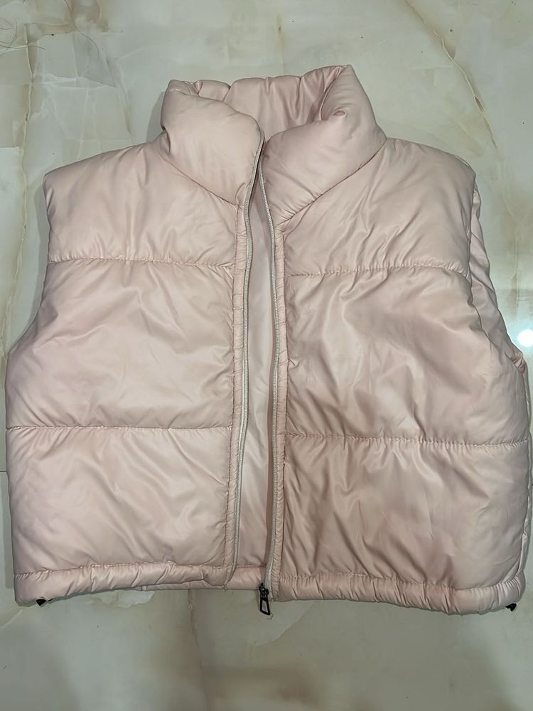 Pink Puffer Vest