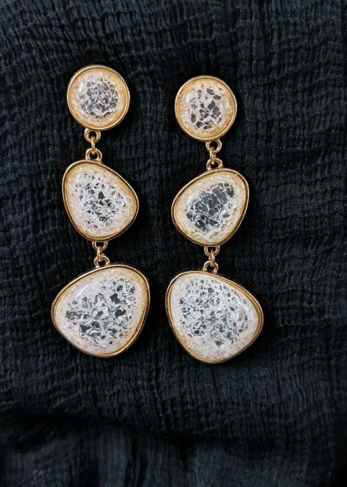 Dangle Earrings (Crystal look)