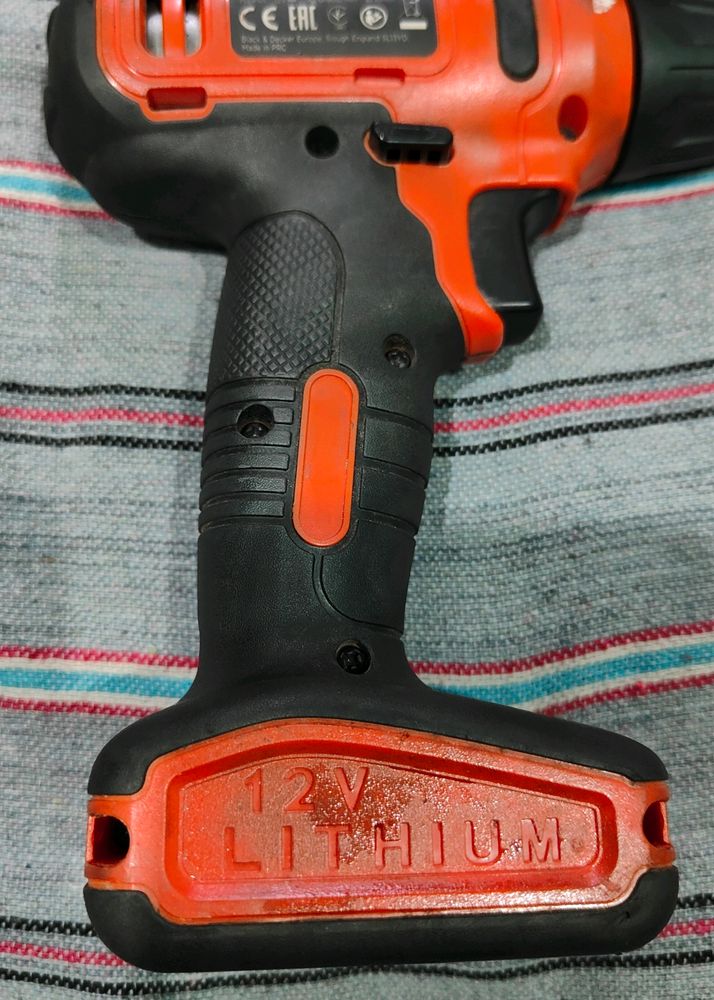Black Decker 12v Lithium 10mm Drill + Driver