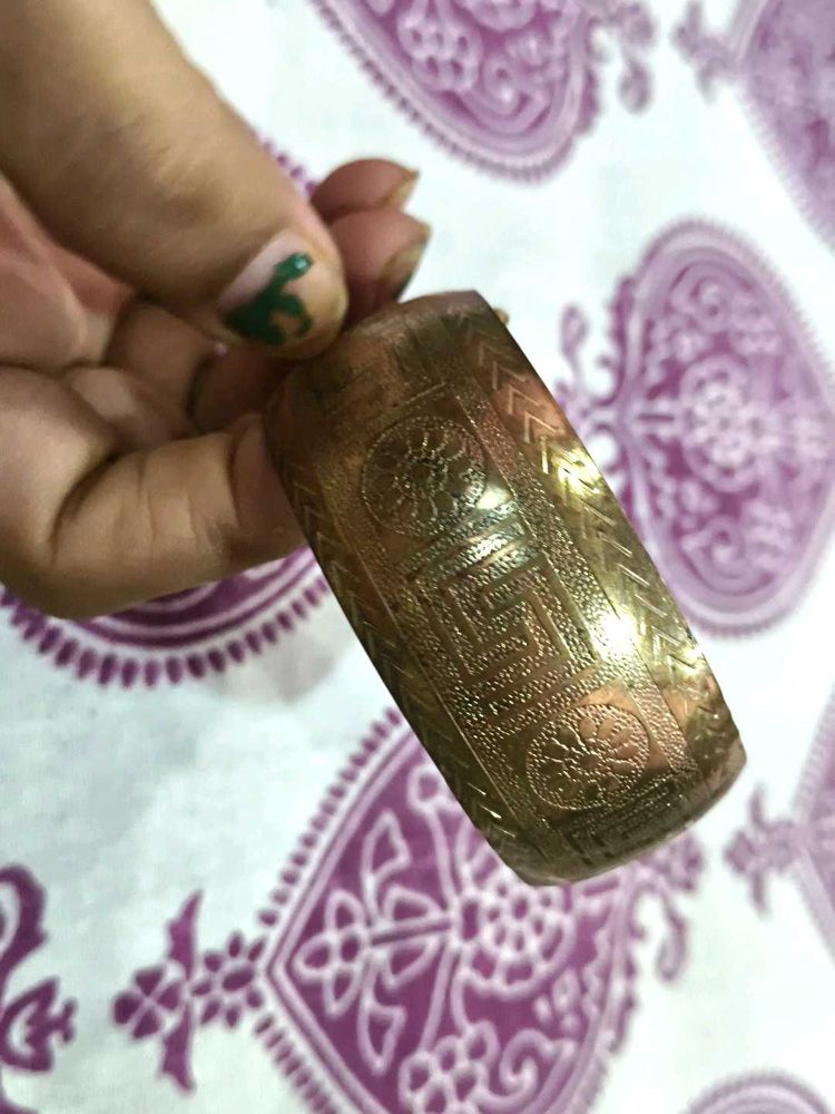 Etched Metal Bangle