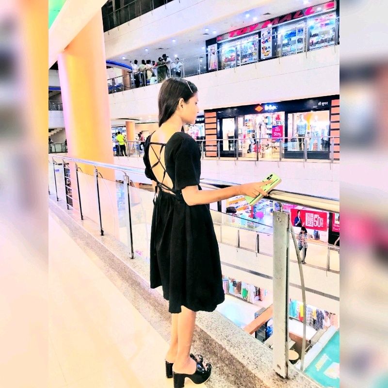 Mini Black Dress ( Best For Fresher Or Dj Night )