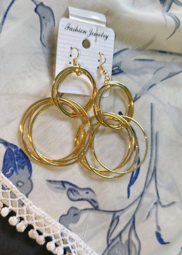 Gold Plated Hoop Earings
