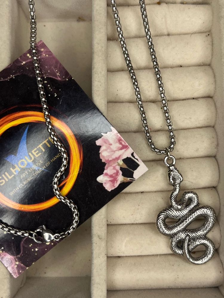 snake anti-tarnished necklace