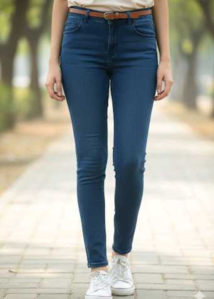 Dark Blue Skinny Jeans (Size 32)