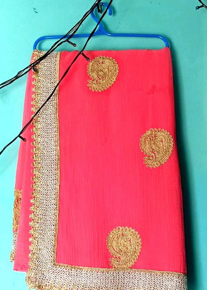 Elegant Pink Saree