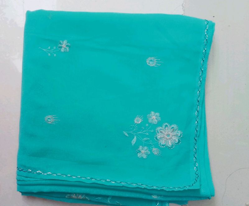 New Light blue colour saree