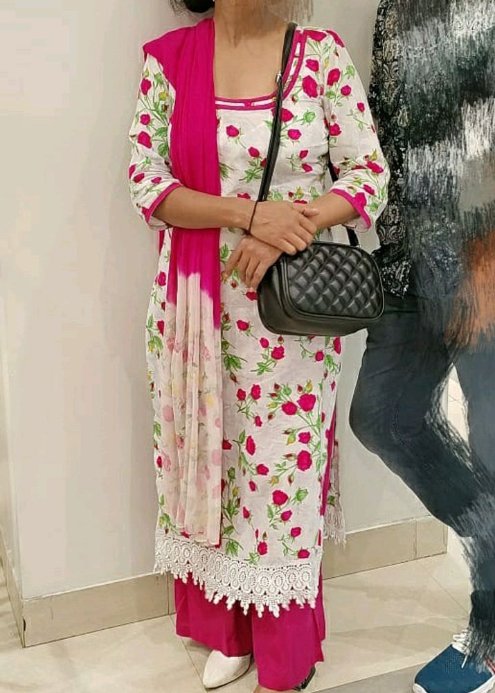 Fully Stitched Kurta Suit Set