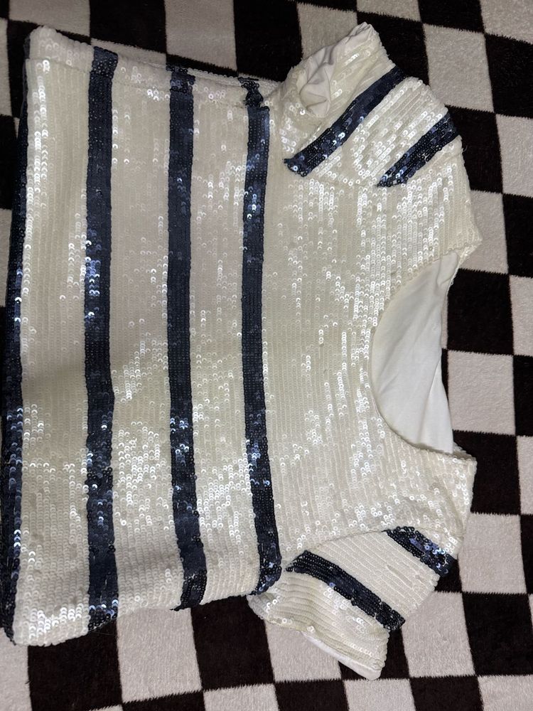 Sequin Striped dress