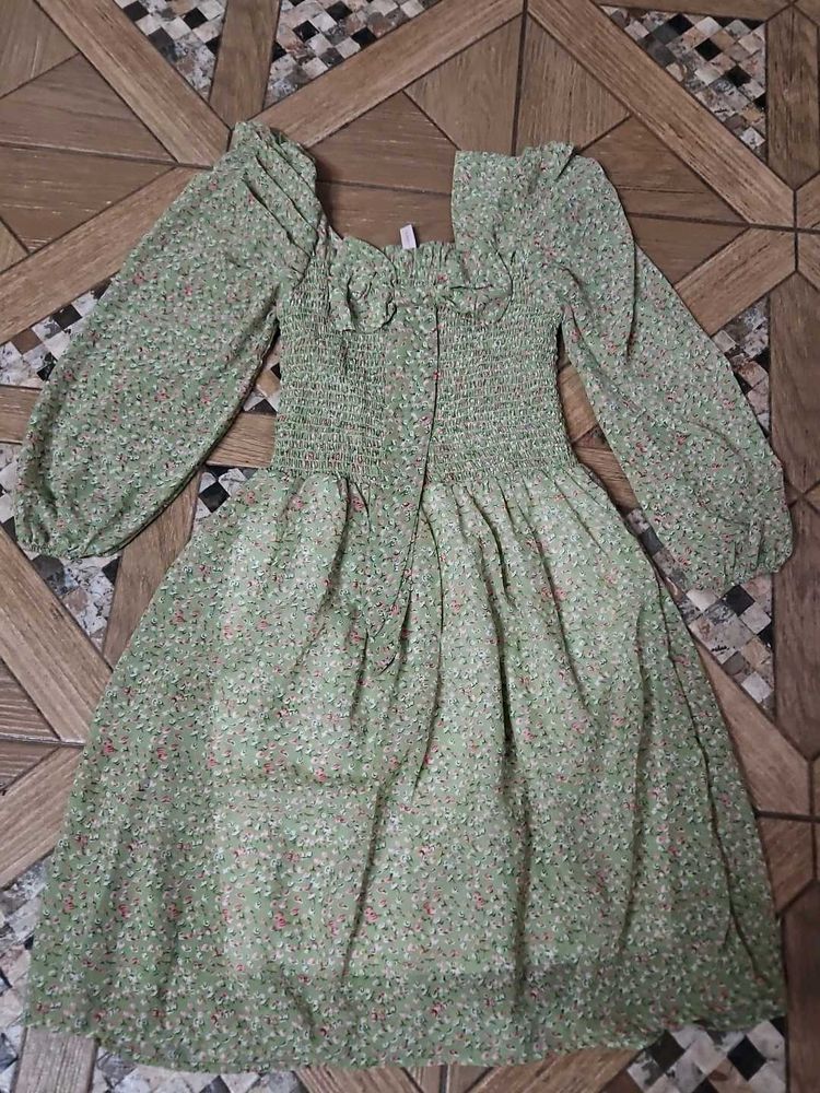 Floral Print Midi Dress