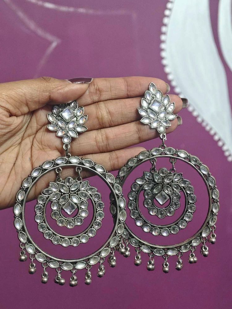 Statement Kundan Earrings