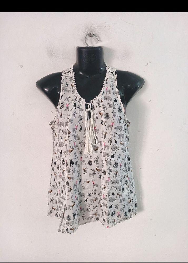Animal Print Top