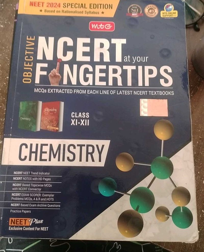 NCERT FINGERTIPS OF CHEMISTRY
