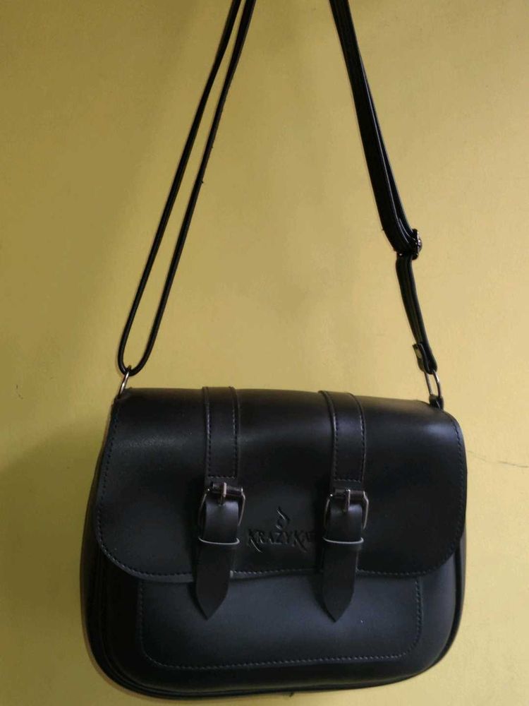 Black Classic Sling Bag
