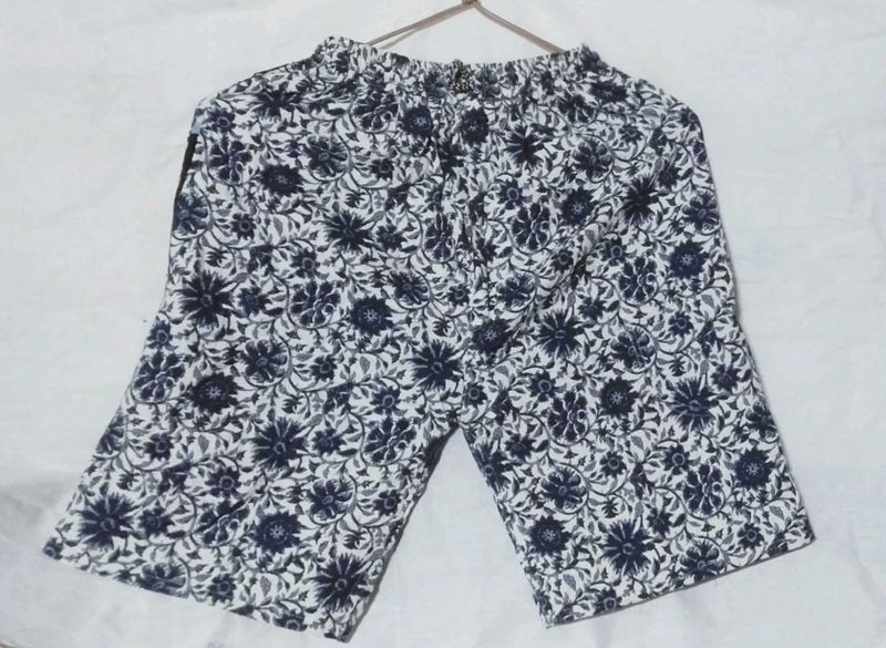 Floral Print Lounge Shorts