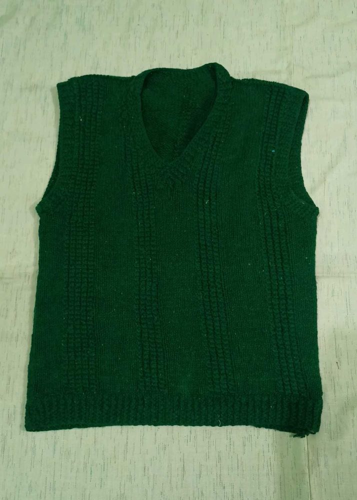 Green Sweater Vest
