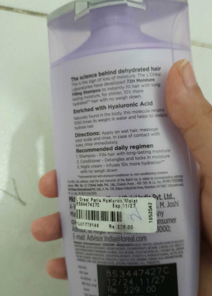 L&#39;Oreal Paris Hyaluron Moisture Shampoo