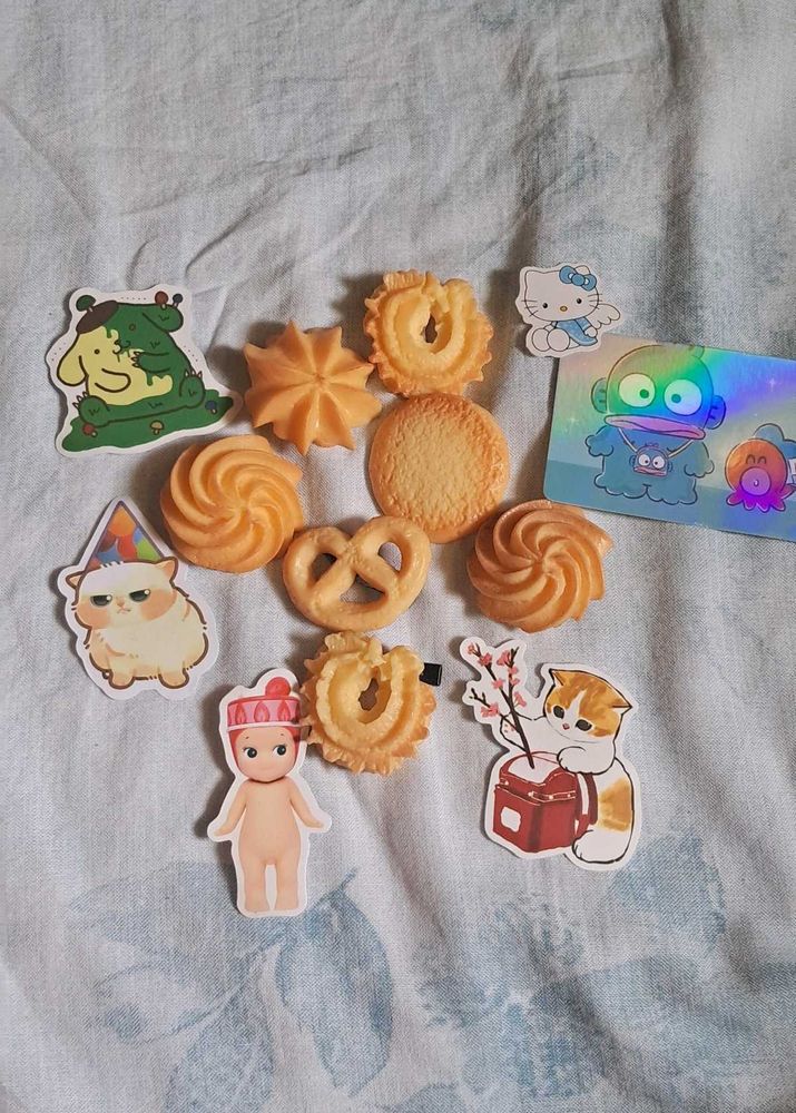 Kawaii Cookie Clips 🐻