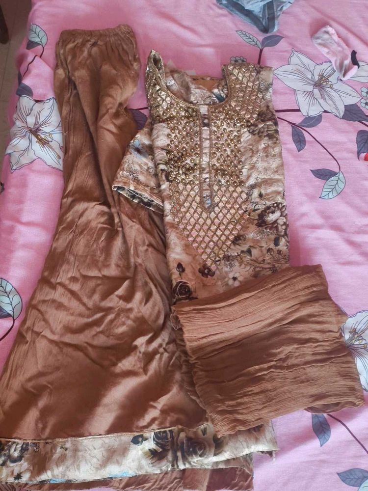Heavy Mirror Work Party Suit Set
