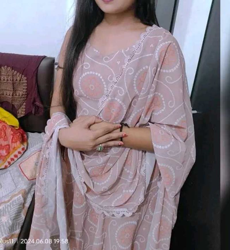 Anarkali With Dupatta