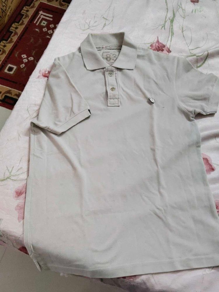 Color Neck T Shirt