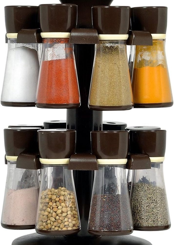 Spice Rack with Jars